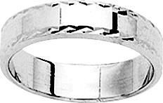 Alliance An&eacute;mone 5mm argent 925 rhodi&eacute; 